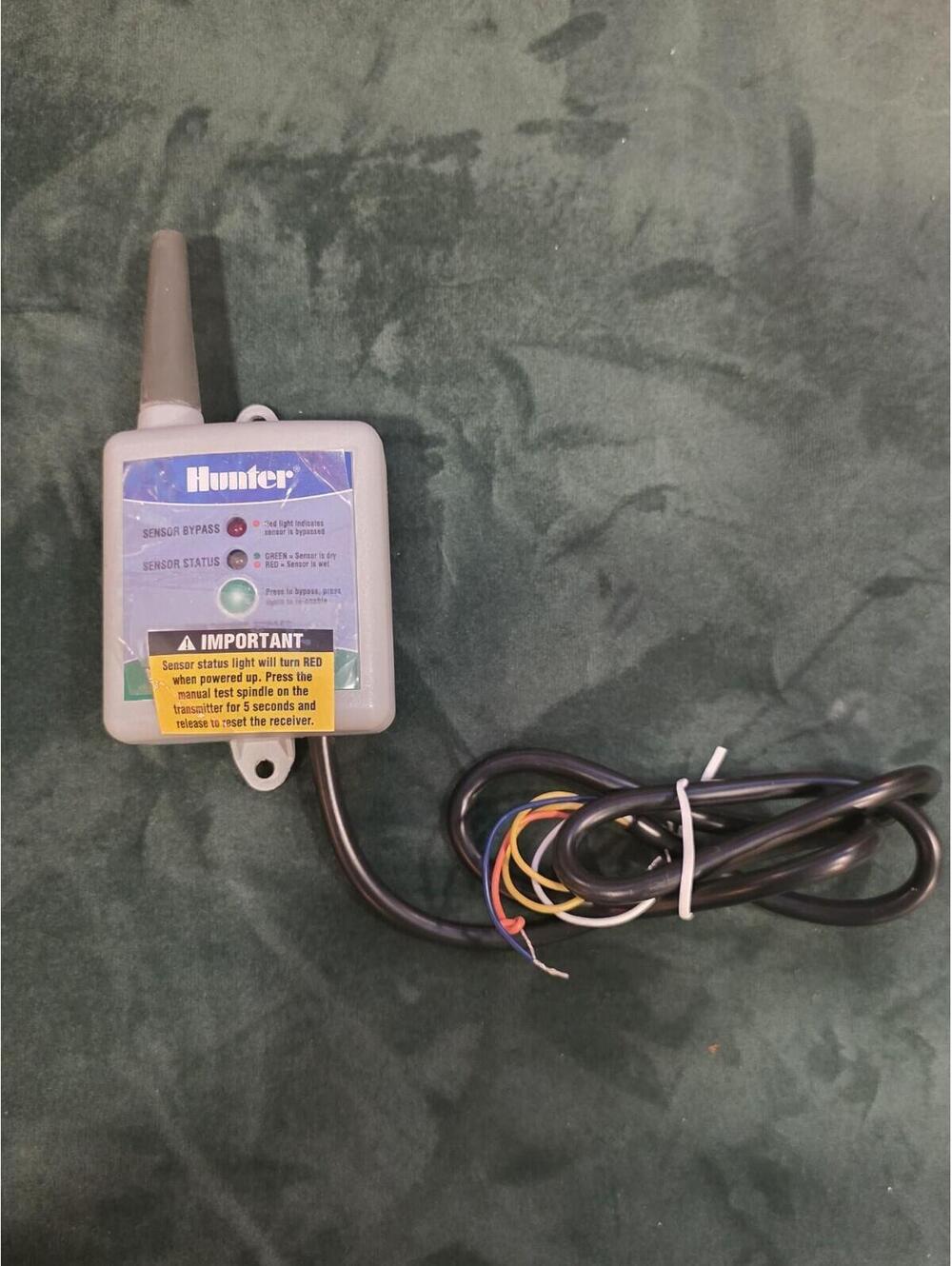 Hunter Sprinkler WRCLIKR Wireless Rain-Clik Sensor Replacement Receiver Only Ve8